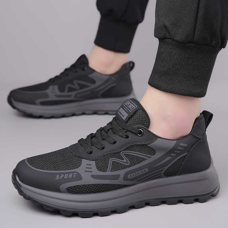 Men'S Shoes Top Brands - 穴あきレースアップサマーハイブーツブーツ高級ブランドハイトップシューズメンズスニーカースポーツライフトレーナーズテンズプリティ