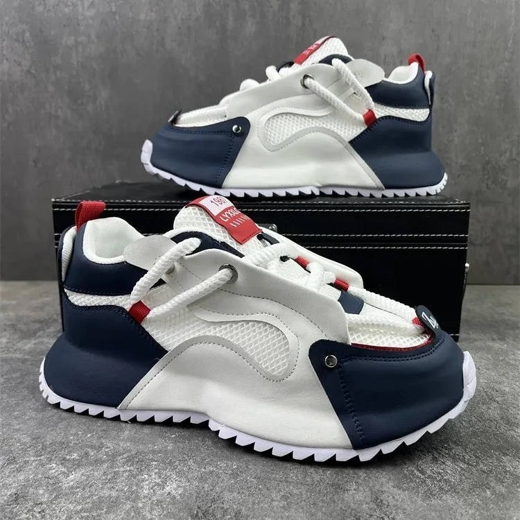 Men Shoes Jordan - 2026年新作夏メンズシューズ メッシュ通気性スニーカー 身長アップ スポーツ快適カジュアルシューズ メンズ48サイズ大きいサイズ