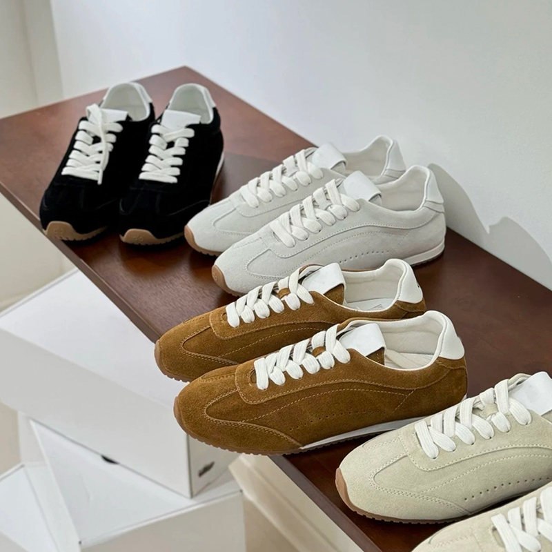 Men'S Shoes Top Brands - ユニセックスレディースカジュアルシューズ本革スエードスニーカーメンズレースアップウォーキングシューズホワイトシューズスタイルデザイナーレディースシューズ