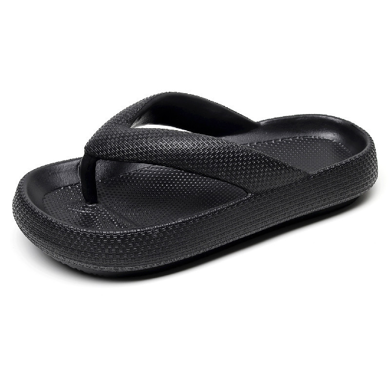 Men'S Shoes With Platform - 女性用ビーチサンダル フラットプラットフォーム 快適なソフトソール ビーチスリッパ ファッションサンダル 滑り止め