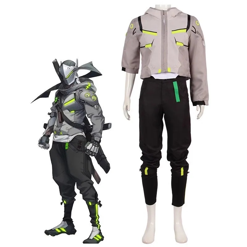 Men Shoes Europe To Us - RGD4 ゲーム源氏コスプレ衣装成人男性女性制服衣装ハロウィンカーニバル衣装マスク靴アクセサリー小道具 C DP[7/