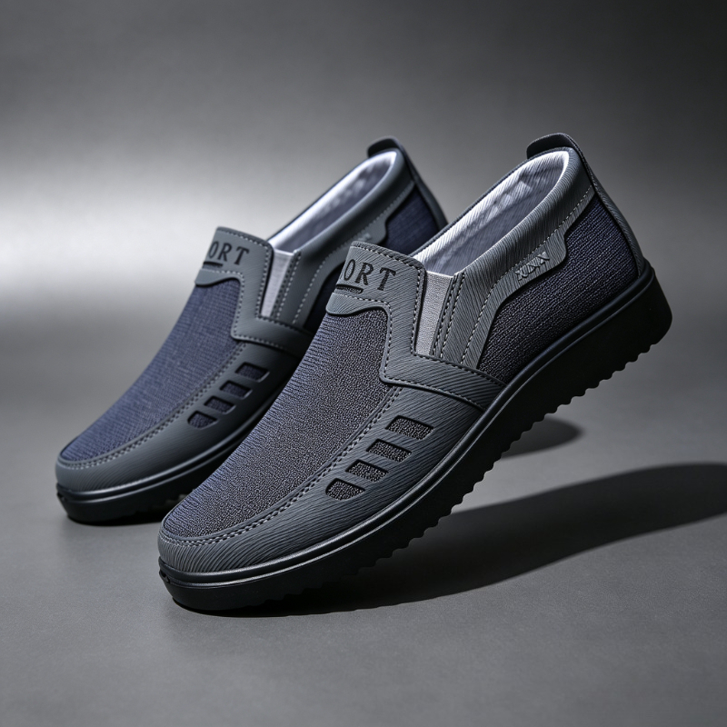 Men'S Shoes For Sale - メンズ スリップオン キャンバス ローファー 通気性抜群 快適