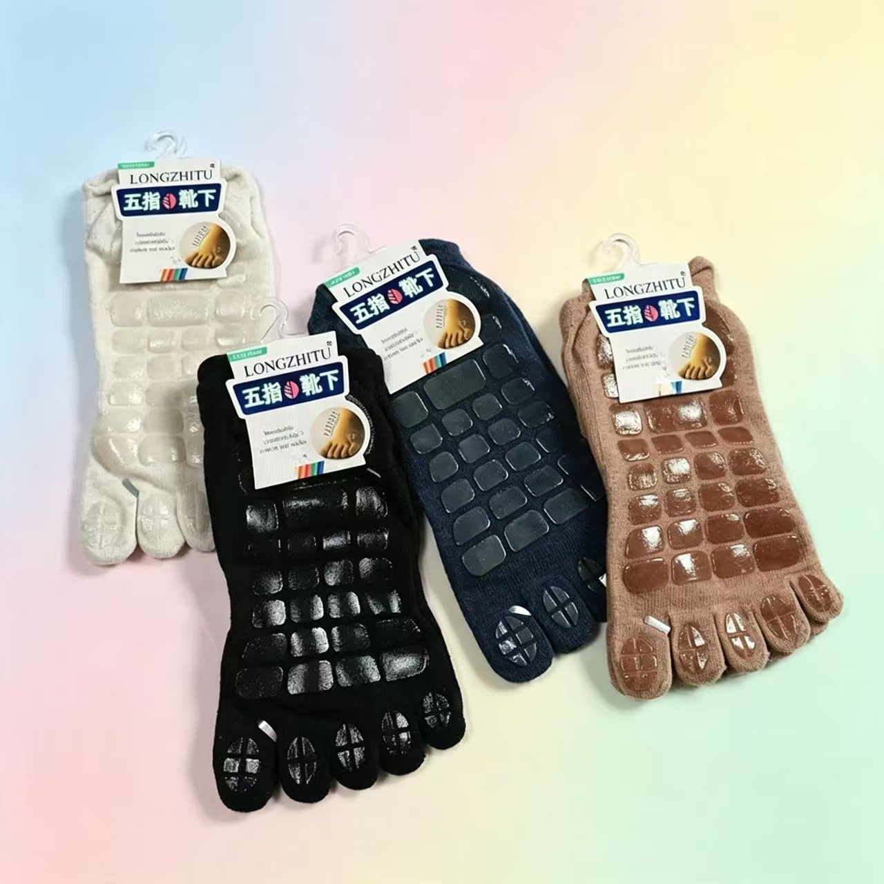 メンズ冬用厚手五本指ソックス、暖かく滑り止めグリップ付きフィ - Sport Slide Men のレビューと価格