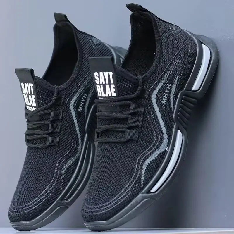 2026 メンズ織り靴アウトドア用快適なエアメッシュジムシュ - Men'S Shoes Comfortable Walking のレビューと価格