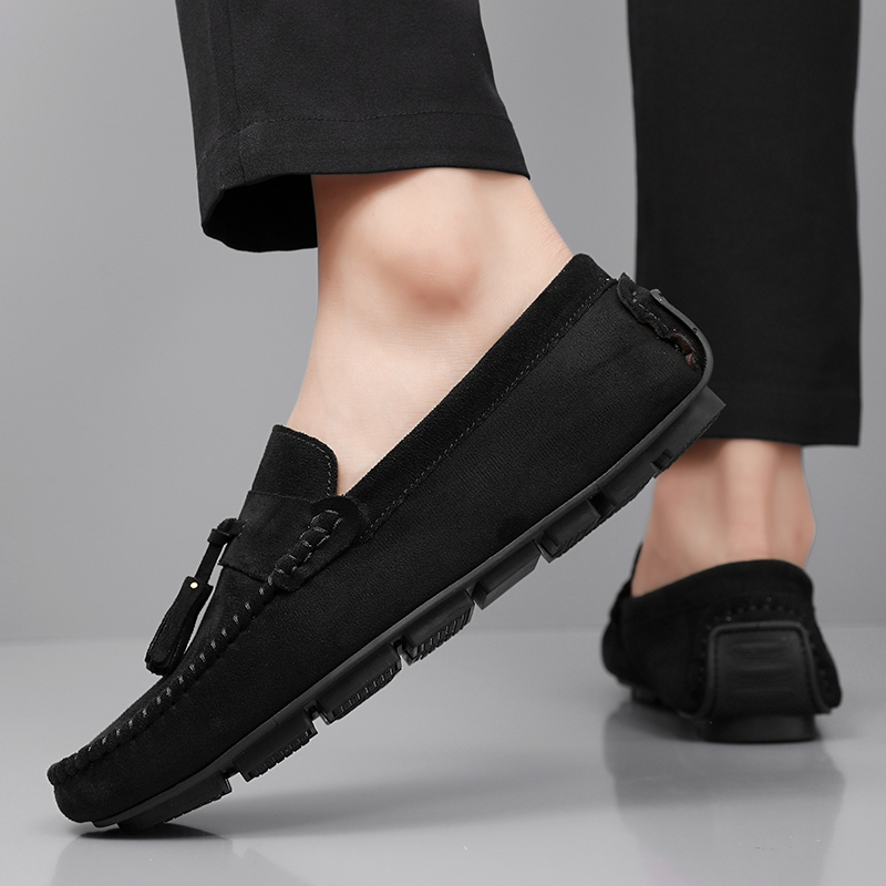 クラシックタッセルメンズローファー、快適なスエードレザーカジ - Men'S Shoes Top Brands のレビューと価格