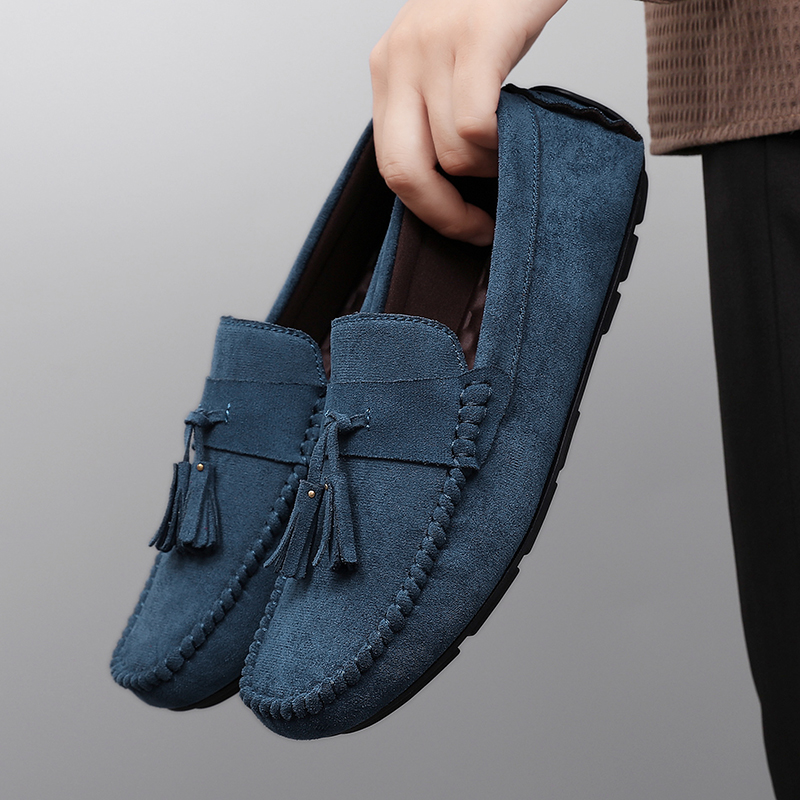 クラシックタッセルメンズローファー、快適なスエードレザーカジ - Men'S Shoes Top Brands のレビューと価格