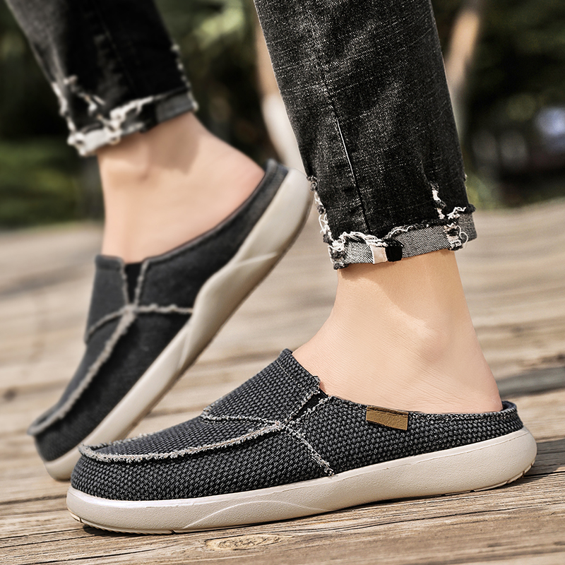 メンズキャンバスシューズ男性用スリッポンメンズシューズアウト - Men'S Shoes Comfortable Walking のレビューと価格