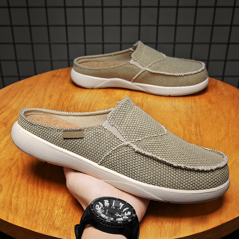 メンズキャンバスシューズ男性用スリッポンメンズシューズアウト - Men'S Shoes Comfortable Walking のレビューと価格