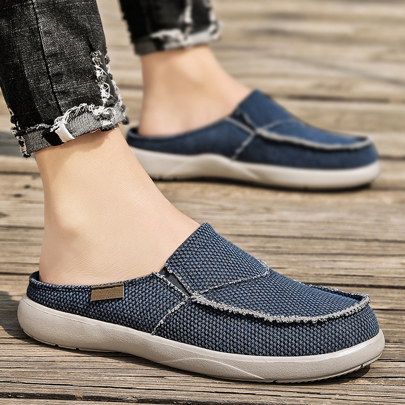 メンズキャンバスシューズ男性用スリッポンメンズシューズアウト - Men'S Shoes Comfortable Walking のレビューと価格