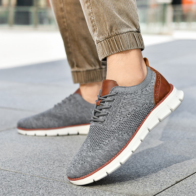 男性カジュアルシューズクラシック通気性ブローグフラットシュー - Men Shoes Oxford のレビューと価格
