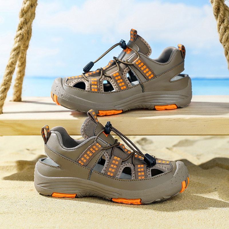 子供用アウトドアスポーツサンダル,男の子用カジュアルビーチシ - Sandal Sport Outdoor のレビューと価格