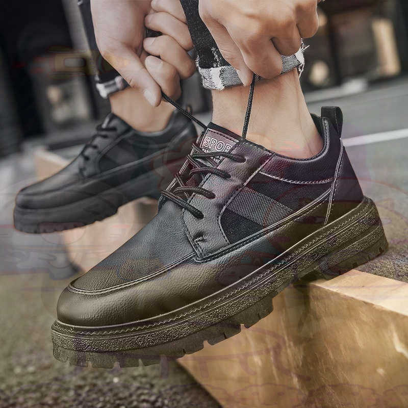 ダーク天然皮革ファッショントレーナーテニスメンズスニーカーフ - Men Shoes Eu To Us Size のレビューと価格