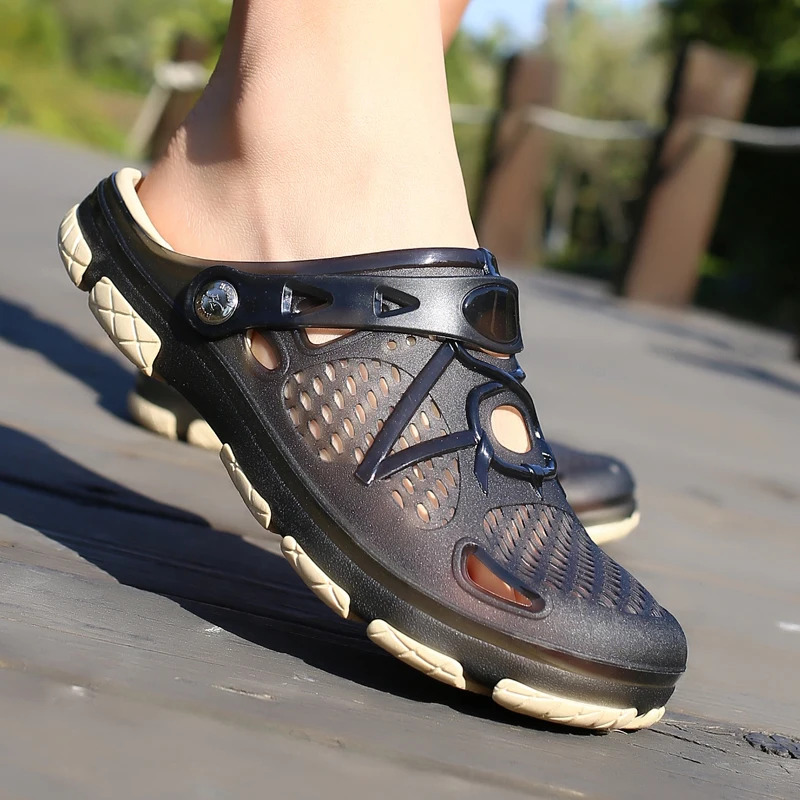 ファッションスリッパカジュアルサンダル通気性ノンスリップ快適 - Men'S Shoes Comfortable Walking のレビューと価格