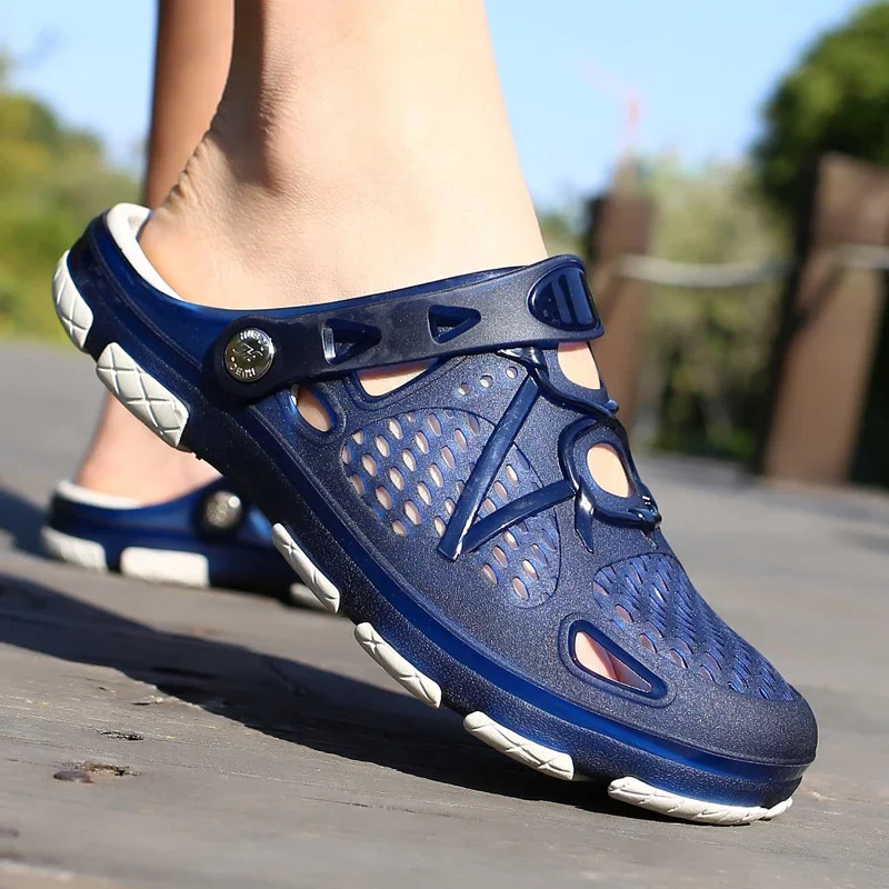 ファッションスリッパカジュアルサンダル通気性ノンスリップ快適 - Men'S Shoes Comfortable Walking のレビューと価格