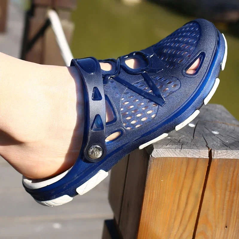 ファッションスリッパカジュアルサンダル通気性ノンスリップ快適 - Men'S Shoes Comfortable Walking のレビューと価格