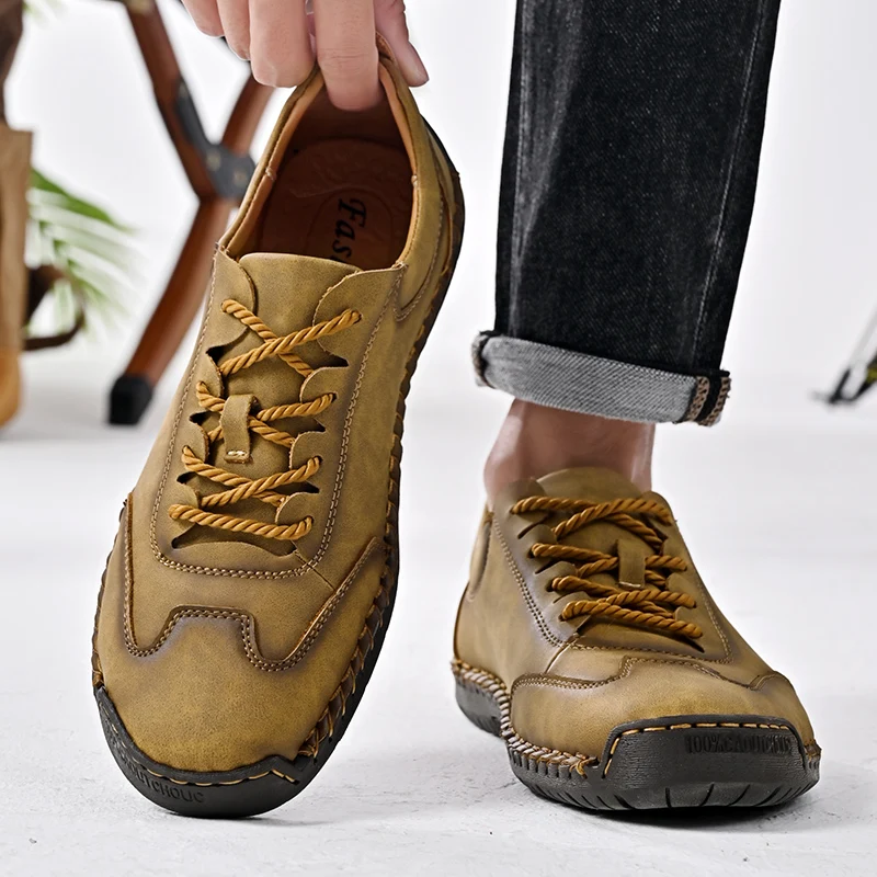 男性用の通気性のあるアウトドアハイキングシューズ,エレガント - Men Shoes Europe To Us のレビューと価格