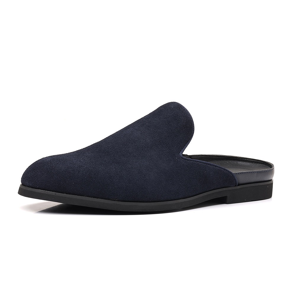 メンズスエードミュール、ローファー、フォーマルスリッパ、デザ - Men Shoes Formal のレビューと価格