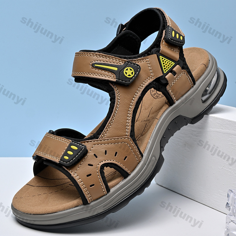男性夏の靴 2025 夏の新屋外ビーチサンダル快適なノンスリ - Sandal Sport Outdoor のレビューと価格