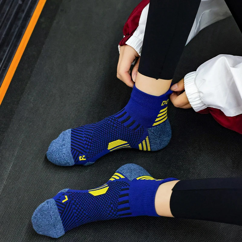 3 ペアマラソンランニングソックス男性女性プロスポーツアンク - Sport Slide Men のレビューと価格