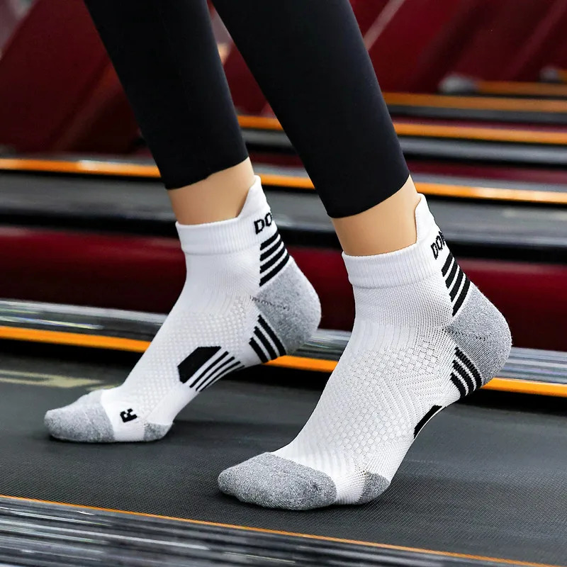 3 ペアマラソンランニングソックス男性女性プロスポーツアンク - Sport Slide Men のレビューと価格