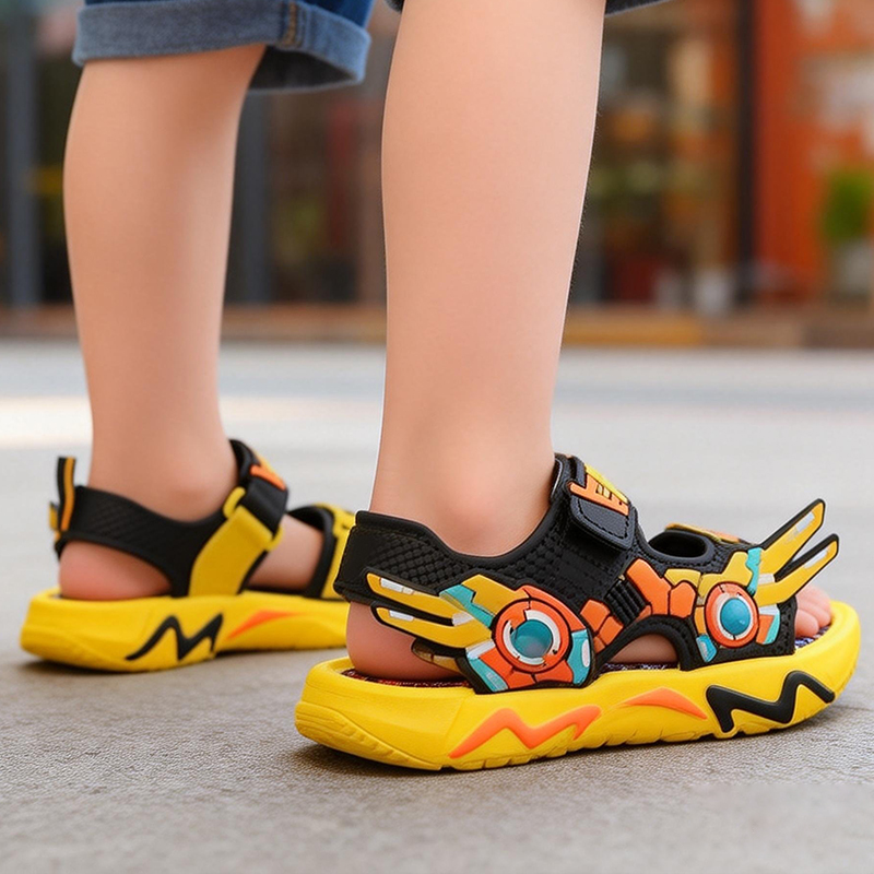 キッズサンダル 男の子用 3-12歳 ソフトソール 滑り止め - Sandal Sport Outdoor のレビューと価格