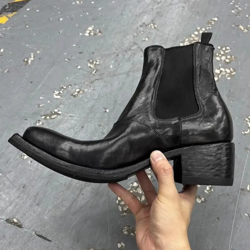 高品質メンズシューズデザイナーハイカット身長アップポインテッ - Men'S Shoes Top Brands のレビューと価格
