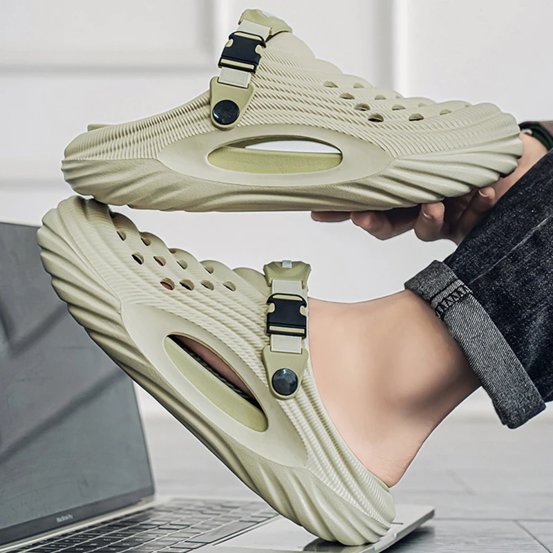 屋外メンズ夏 EVA スリッパ快適なソフトソールプラットフォ - Sandal Sport Outdoor のレビューと価格