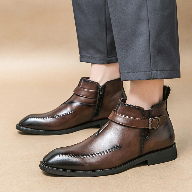 ファッショナブルで柔らかく快適なチェルシーブーツ、ブランドの - Men'S Shoes Top Brands のレビューと価格