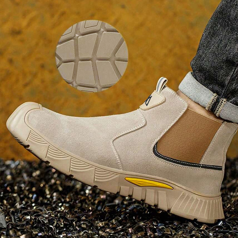 耐摩耗性と耐久性に優れたスチールトゥ作業靴（男女兼用）、耐衝 - Men'S Shoes For Sale のレビューと価格