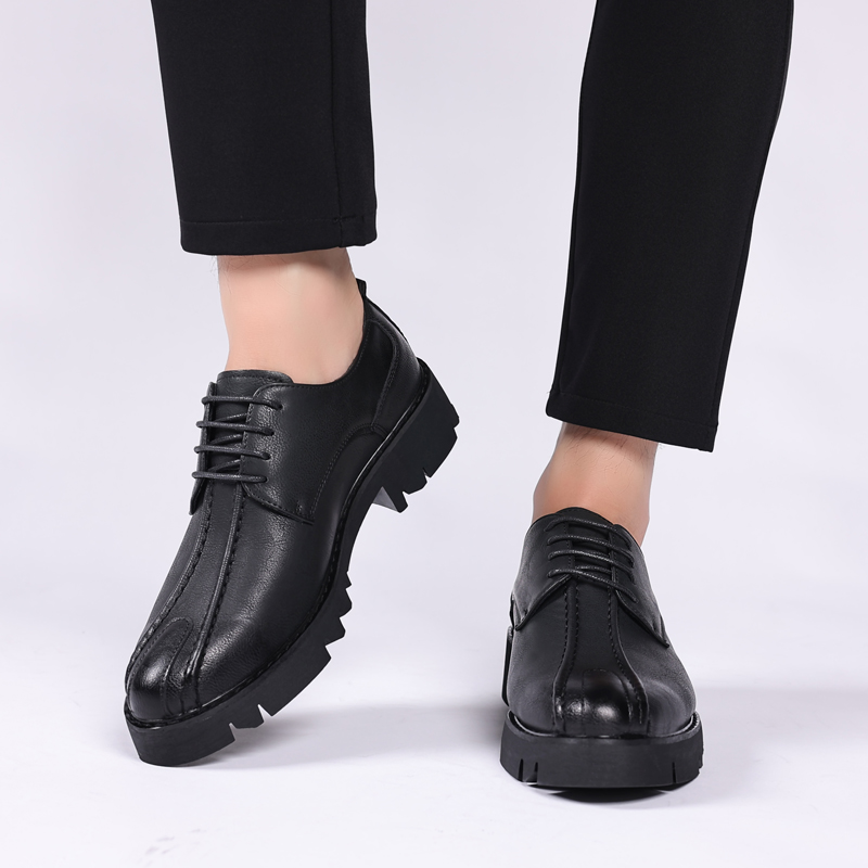 身長を10cm高く見せる牛革製メンズシューズ、ファッショナブ - Men Shoes Formal のレビューと価格