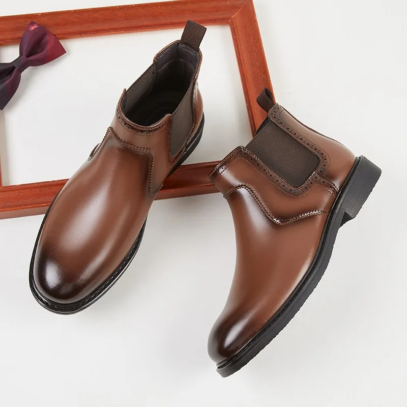 ヴィンテージメンズレザーオックスフォードブーツ高級ハンドメイ - Men Shoes Oxford のレビューと価格