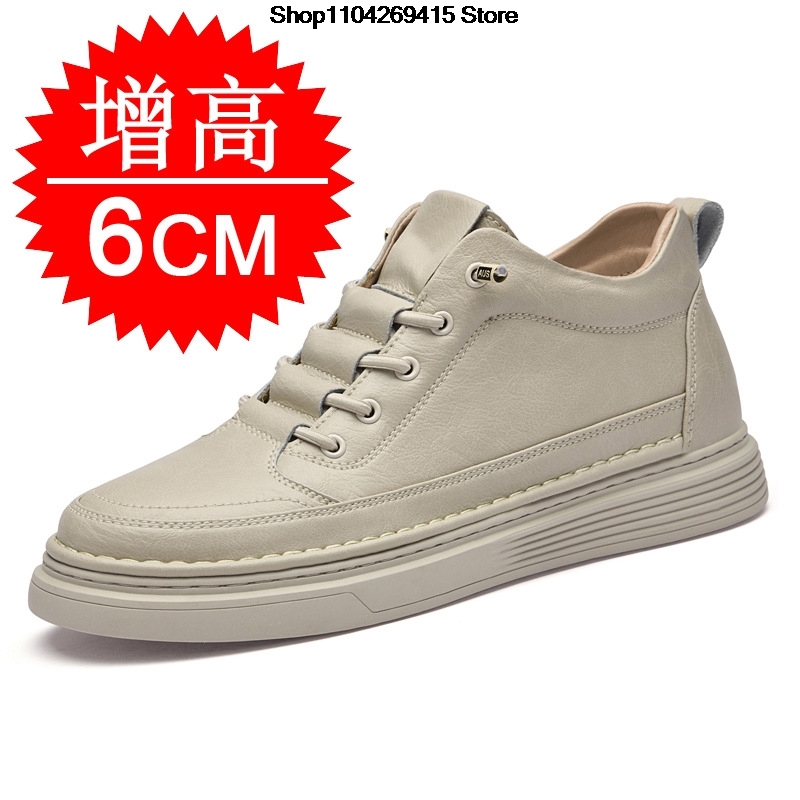 男性用身長アップオックスフォードシューズ、カジュアルレザーシ - Men Shoes Oxford のレビューと価格