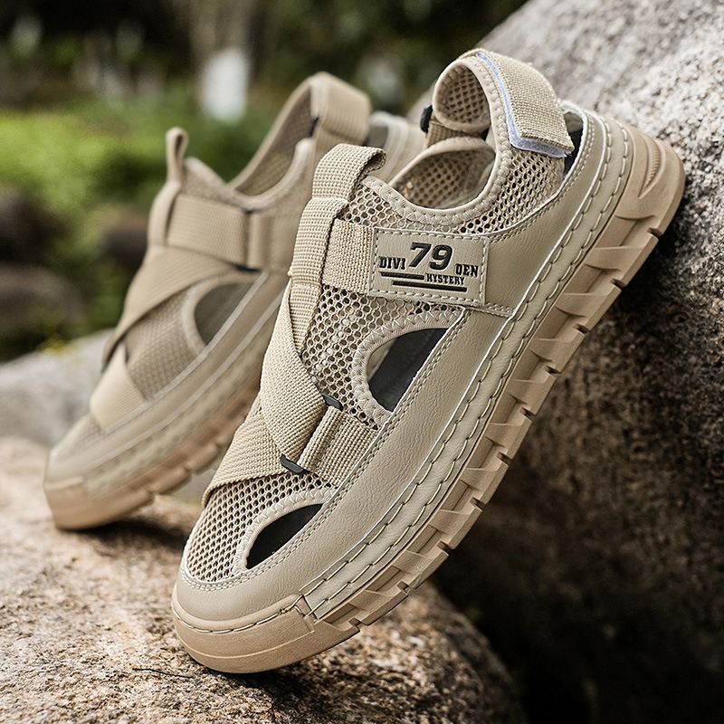 メンズサンダル夏メッシュ通気性中空サンダルファッションアウト - Sandal Sport Outdoor のレビューと価格