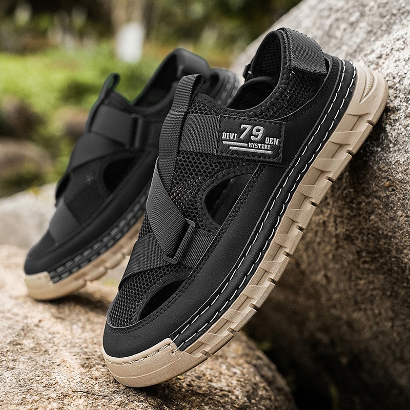 メンズサンダル夏メッシュ通気性中空サンダルファッションアウト - Sandal Sport Outdoor のレビューと価格