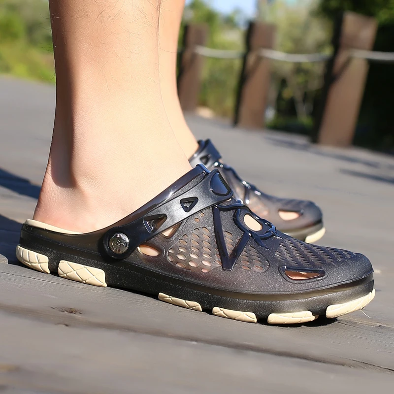 男性カジュアルサンダルファッションスリッパアンチスリップ通気 - Men'S Shoes Comfortable Walking のレビューと価格