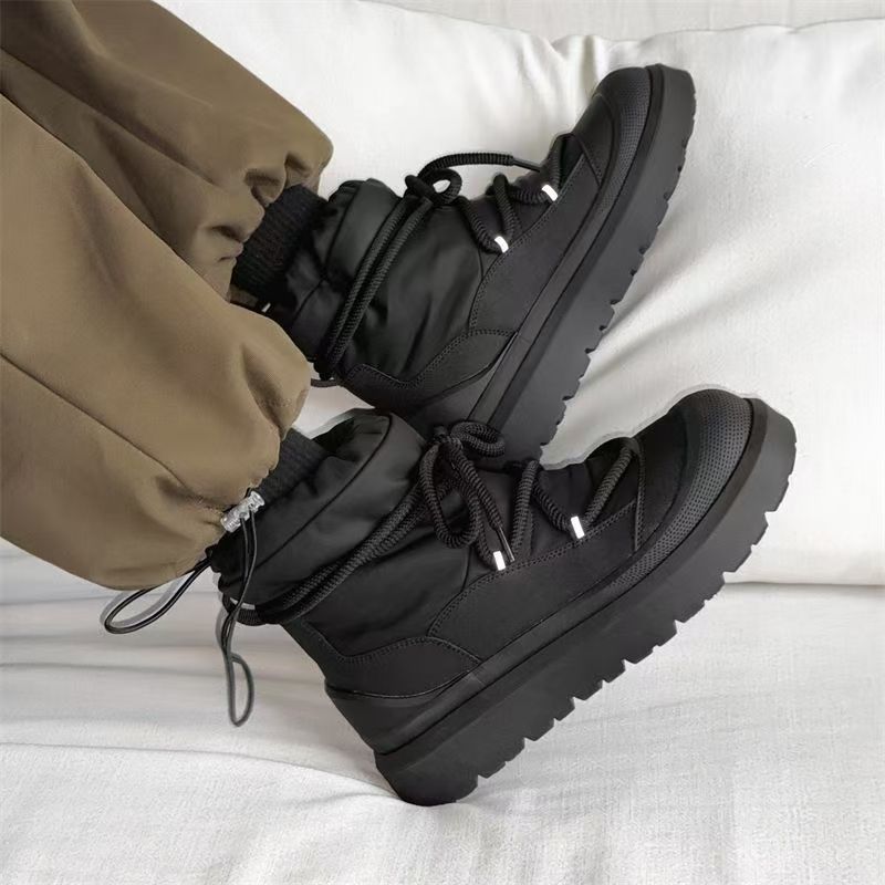 デザイナー新作メンズスノーブーツ冬用ハイカットアンクルブーツ - Men'S Shoes Top Brands のレビューと価格