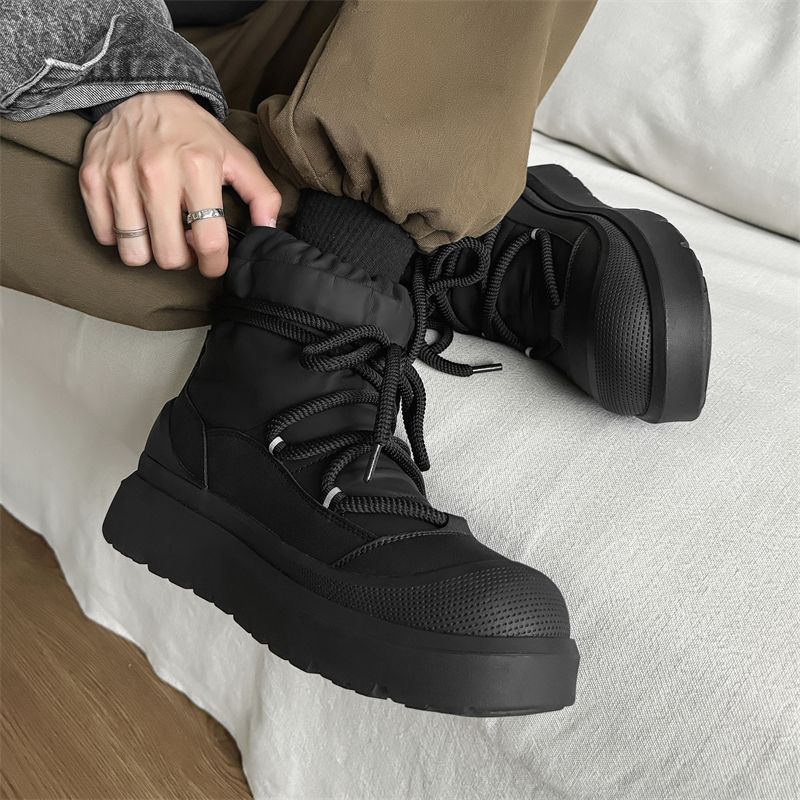 デザイナー新作メンズスノーブーツ冬用ハイカットアンクルブーツ - Men'S Shoes Top Brands のレビューと価格