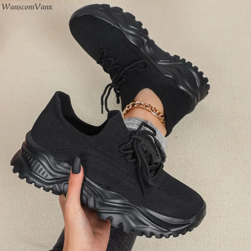 ファッションチャンキープラットフォームスニーカー、男女兼用、 - Men'S Shoes With Platform のレビューと価格