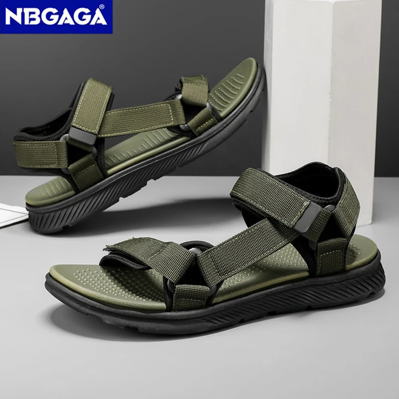 メンズサマーサンダル 調節可能なストラップ付き ファッション - Sandal Sport Outdoor のレビューと価格