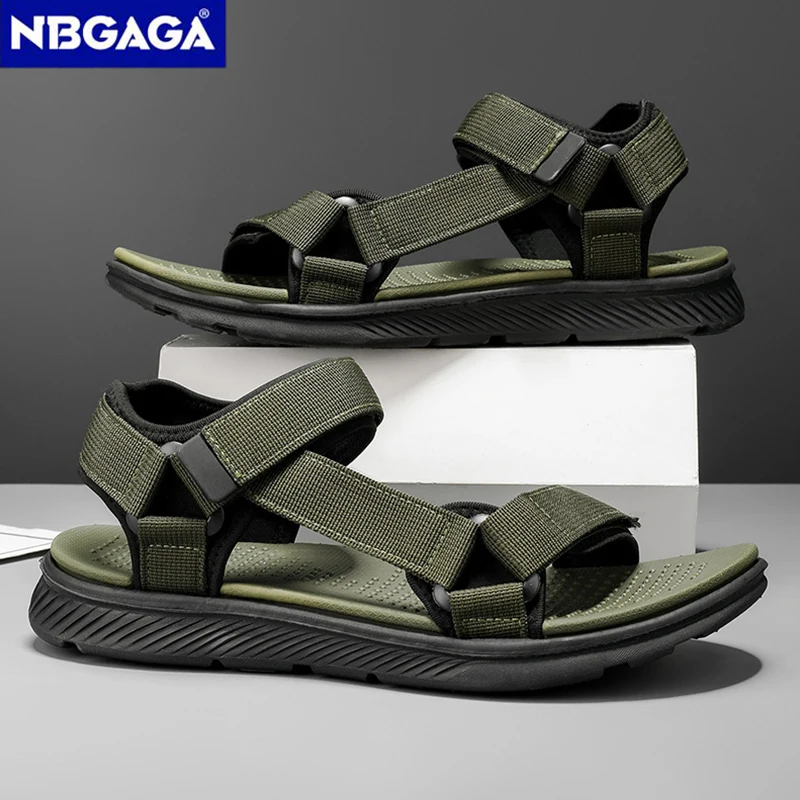 メンズサマーサンダル 調節可能なストラップ付き ファッション - Sandal Sport Outdoor のレビューと価格