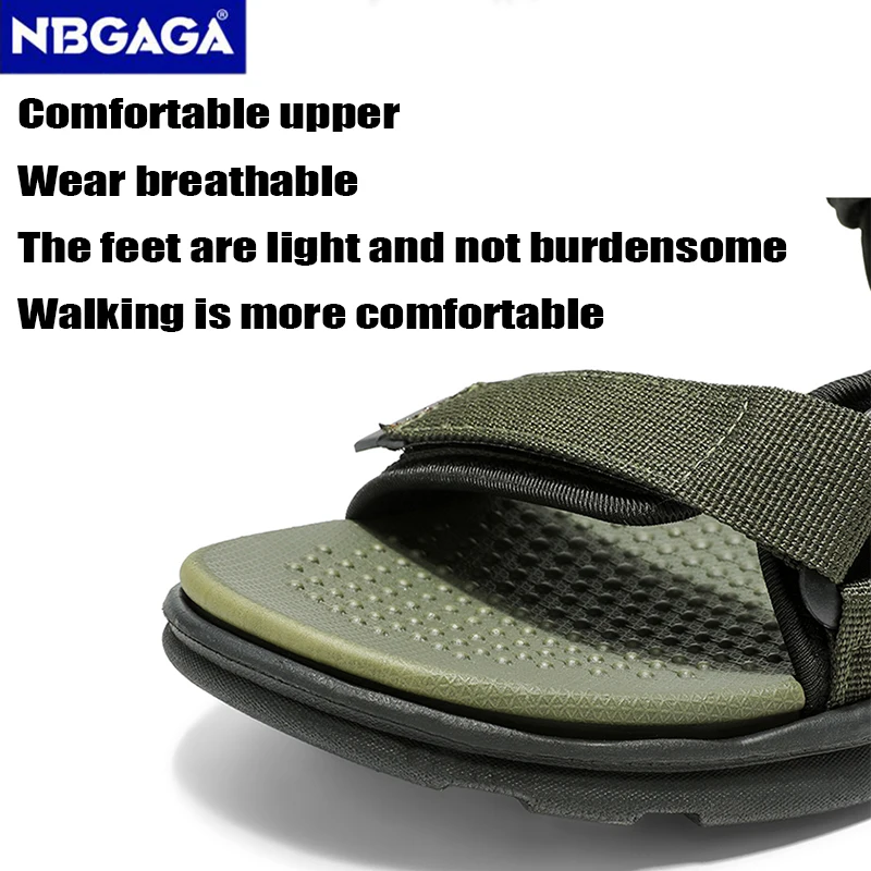 メンズサマーサンダル 調節可能なストラップ付き ファッション - Sandal Sport Outdoor のレビューと価格