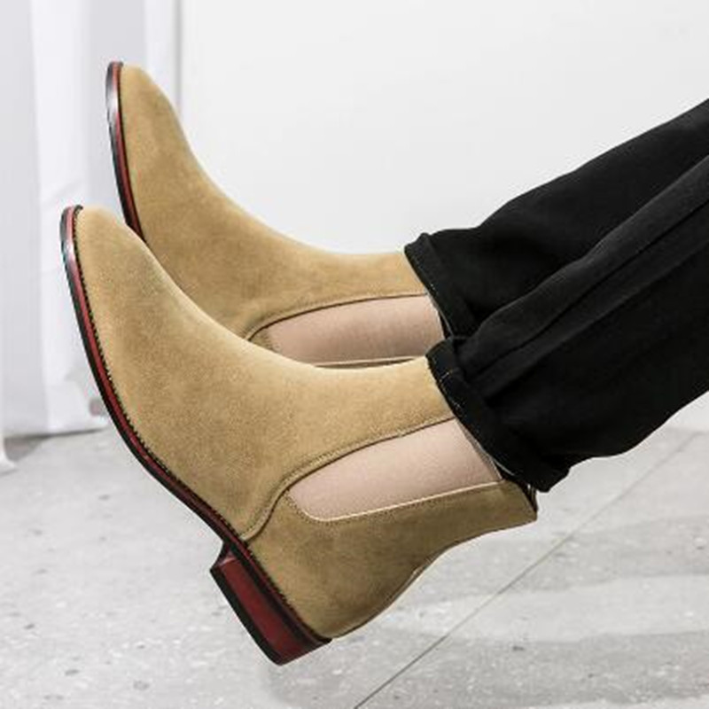 2026 高級ブランドマンレトロスエード本革チェルシーブーツ - Men'S Shoes Top Brands のレビューと価格