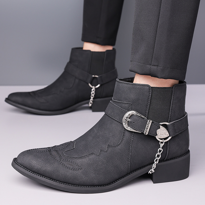 ファッション新ブランド レトロ メンズ ヴィンテージ カウボ - Men'S Shoes Top Brands のレビューと価格