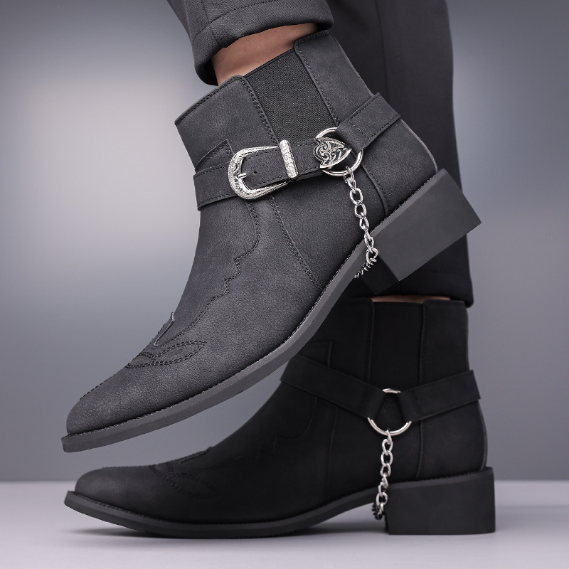 ファッション新ブランド レトロ メンズ ヴィンテージ カウボ - Men'S Shoes Top Brands のレビューと価格