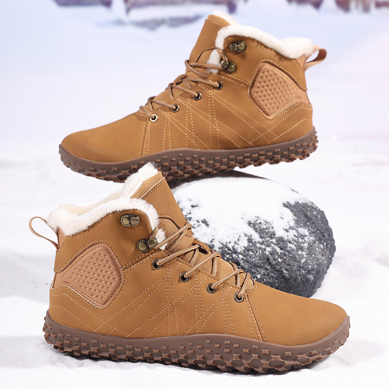 屋外用暖かいワイドトゥベアフットメンズコットンブーツ冬用アン - Men'S Shoes Comfortable Walking のレビューと価格