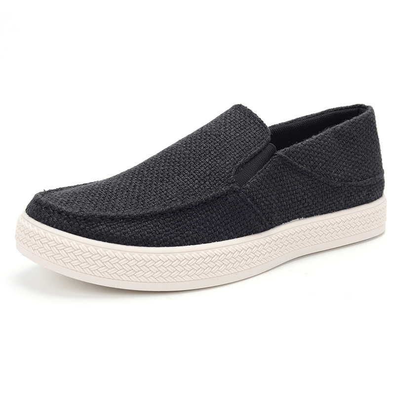 メンズリネンスリッポンローファー、通気性のある織物アッパー、 - Men'S Shoes For Sale のレビューと価格