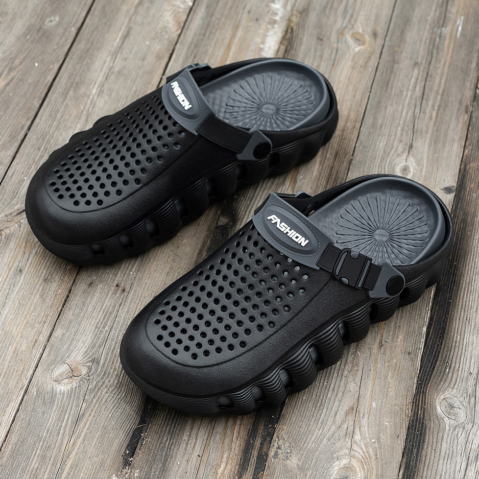メンズ軽量クッションEVAクロッグ、通気性のある滑り止めウォ - Men'S Shoes Comfortable Walking のレビューと価格