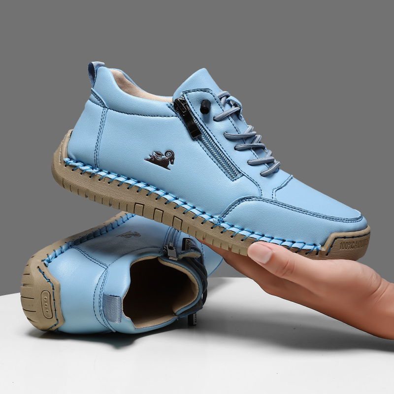 女性用スニーカー手作りレザーカジュアルシューズアウトドアソフ - Men'S Shoes For Sale のレビューと価格
