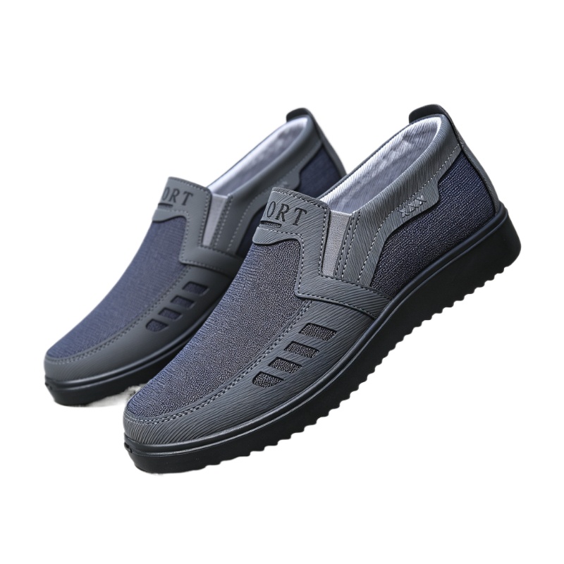 メンズ スリップオン キャンバス ローファー 通気性抜群 快 - Men'S Shoes For Sale のレビューと価格