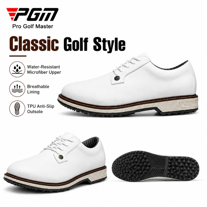PGM メンズ 防水ゴルフシューズ アンチスリップ マイクロ - Men Shoes Eu To Us Size のレビューと価格